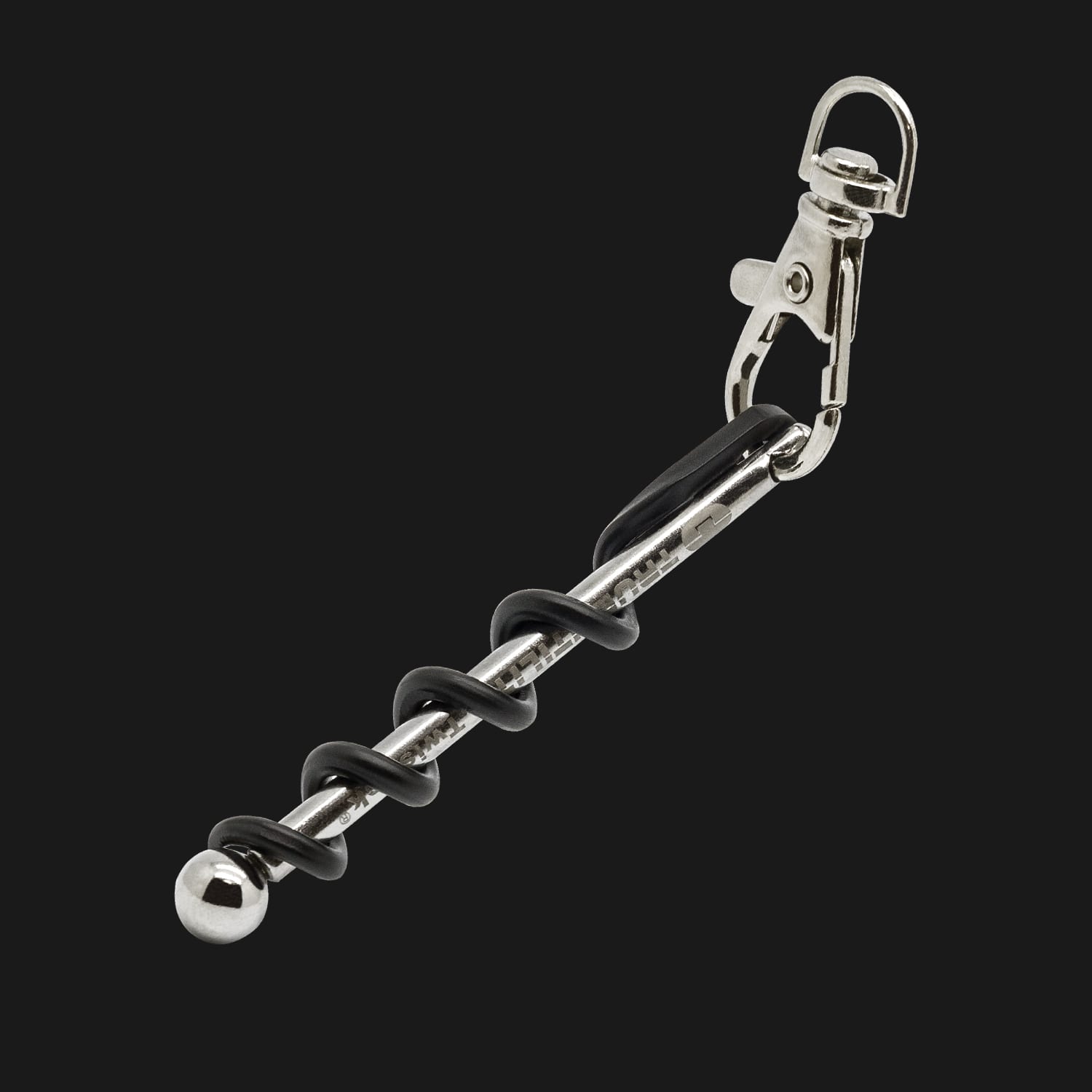 Corkscrew keychain hot sale