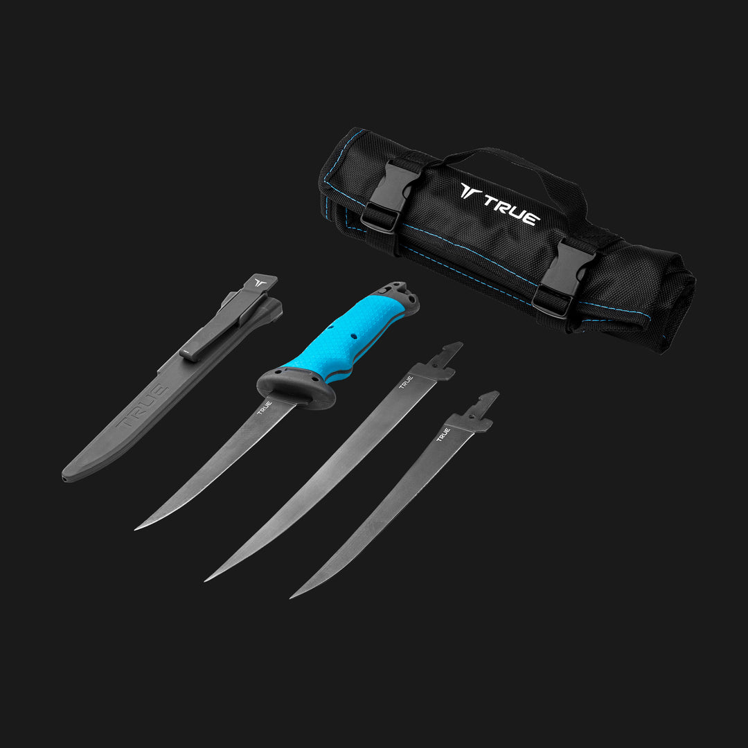 TRUE Fishing Fillet Fixed Blade Knives Kit TRU-FXK-1000 ON SALE!
